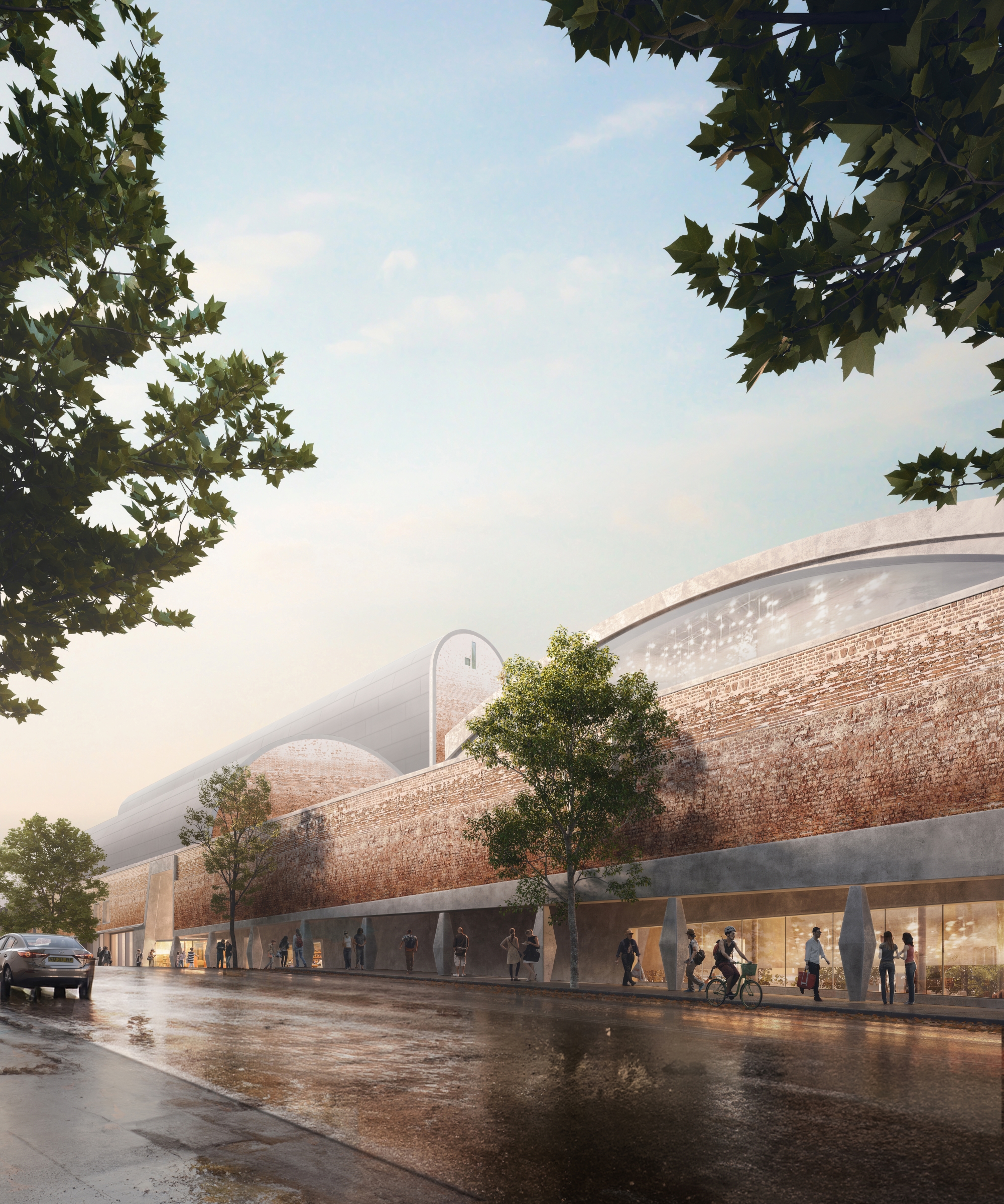 Artist impression of Powerhouse Museum Ultimo Revitalisation from Harris Street